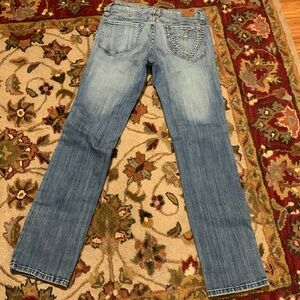 Soundgirl Classic Blue Jeans with Embroidered Heart on Back Pocket